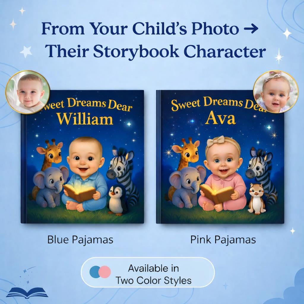 Personalized Baby Book with Name, Custom Children’s Bedtime Story, Keepsake Gift for Toddlers