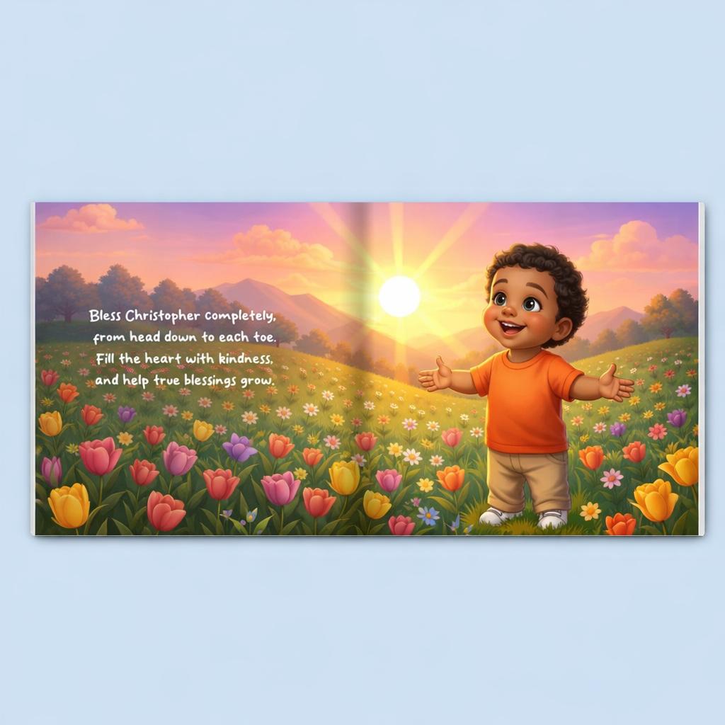 Personalized Baby Book, Bedtime Blessings, Baptism Gift