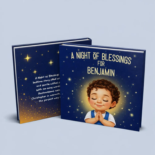 Personalized Baby Book, Bedtime Blessings, Baptism Gift