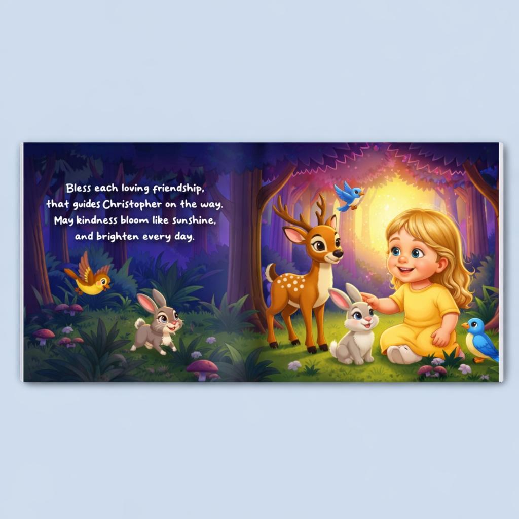 Personalized Baby Book, Bedtime Blessings, Baptism Gift