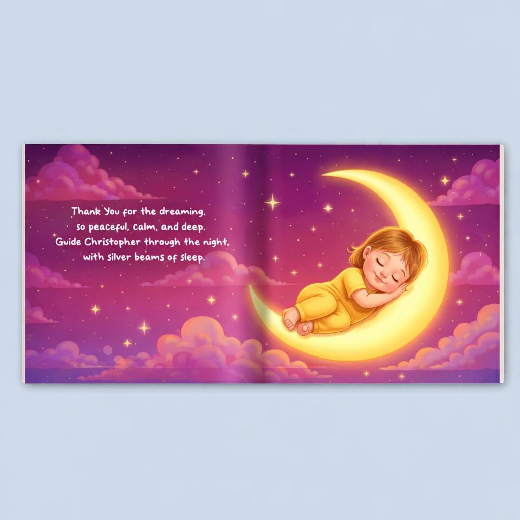 Personalized Baby Book, Bedtime Blessings, Baptism Gift