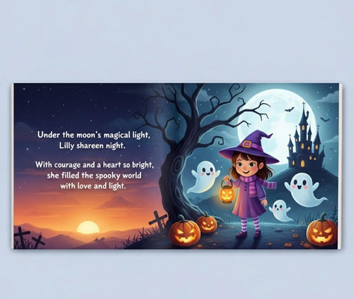 Custom Halloween Storybook for Kids – Your Child Becomes the Hero of a Magical Halloween Night